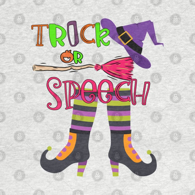 Speech Therapist, SLP, Speech Language pathologist Halloween by Daisy Blue Designs